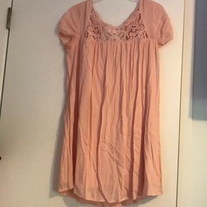 Cute pink dressy maternity top